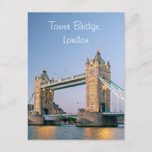 Torn Bridge, London Postcard Vykort