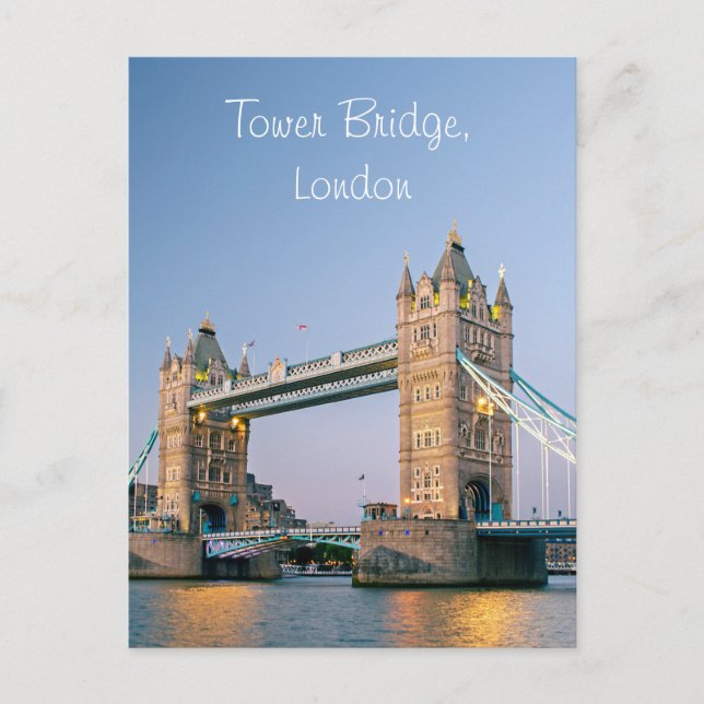 Torn Bridge, London Postcard Vykort (Framsida)