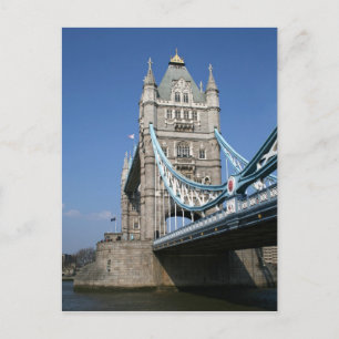 Torn Bridge, London Postcard Vykort