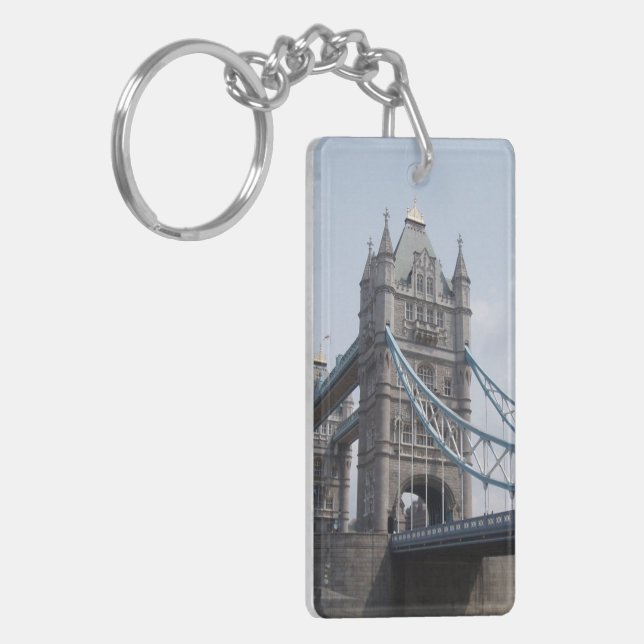 Torn Bridge London Souvenir Keychain (Vänstra Framsidan)