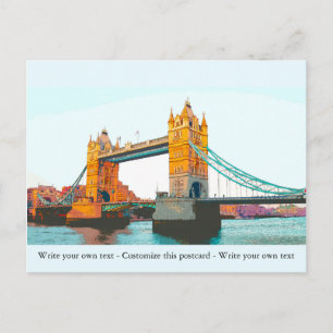 Torn Bridge, London, Souvenir Vykort