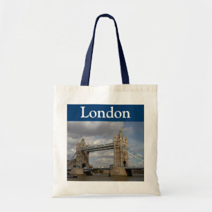 Torn Bridge, London Tote Bag Tygkasse