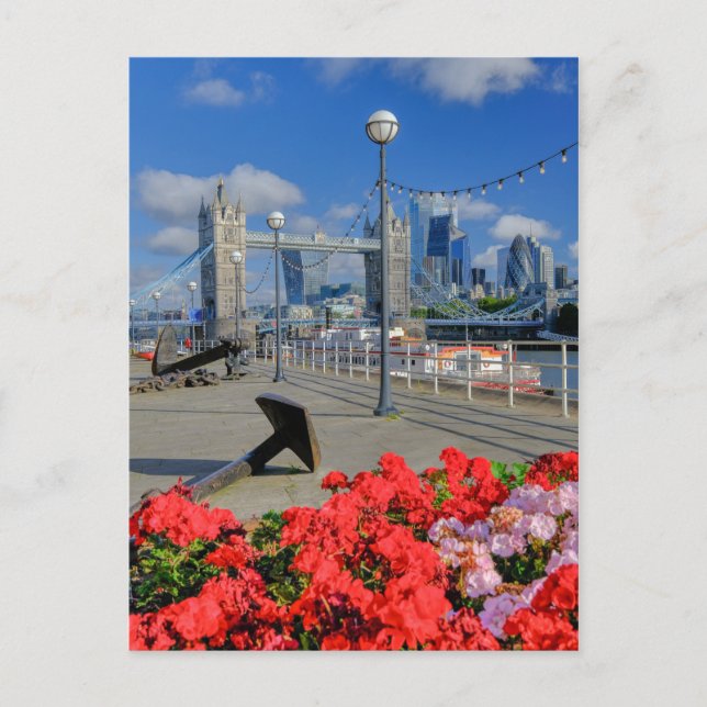 Torn Bridge, London UK Vykort (Framsida)