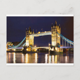 Torn Bridge London Vykort