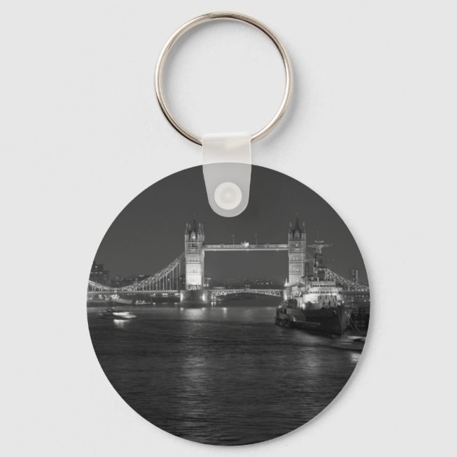 Torn Bridge och HMS Belfast Nyckelring (Framsida)