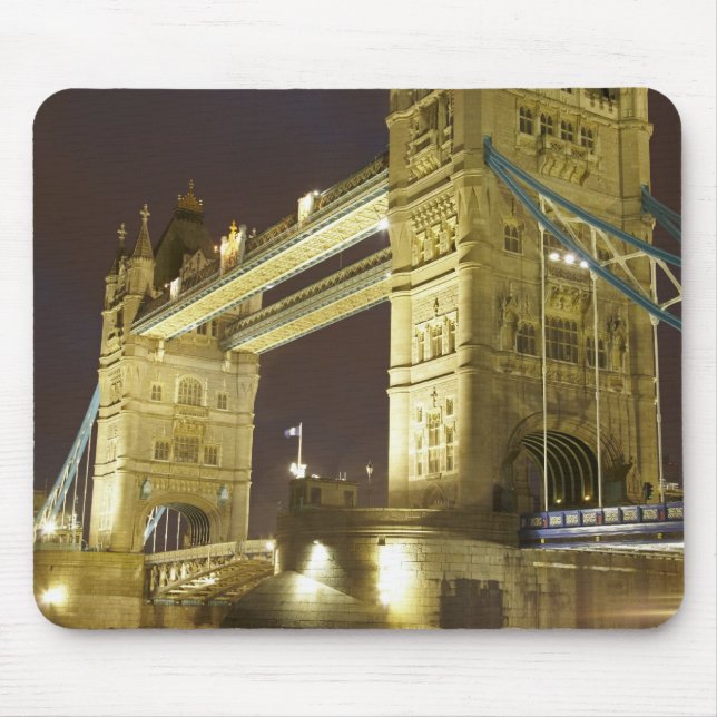 Torn Bridge och Thames vid dusk, London, Musmatta (Framsidan)