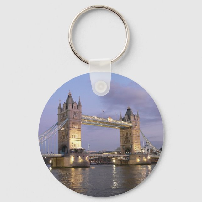 Torn Bridge of London Keychain Nyckelring (Framsida)