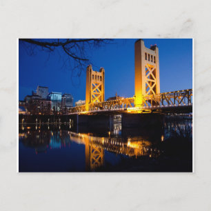 Torn Bridge - Sacramento, CA Vykort