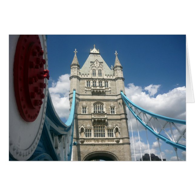 torn bridge suspense hälsningskort (Framsidan Horizontal)