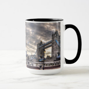 Torn Bridge & The Shard, London, England Mugg