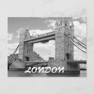 Torn Bridge vintage London vycard Vykort