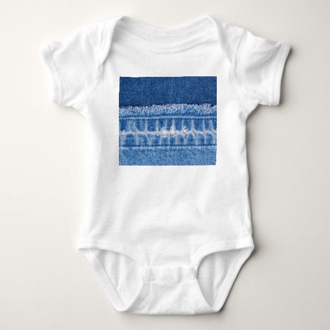 Torn Denim: Dubbla Blue Jeans Ram T Shirt (Framsida)