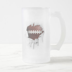 Torn Football Frostat Beer Mugg