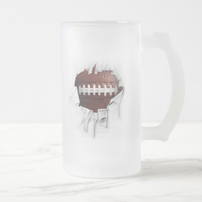 Torn Football Frostat Beer Mugg (Höger)