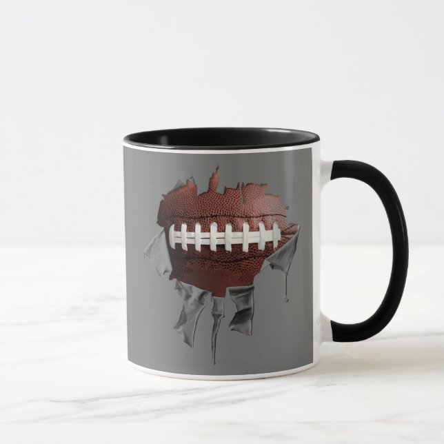 Torn Football Ringer Mugg (Höger)