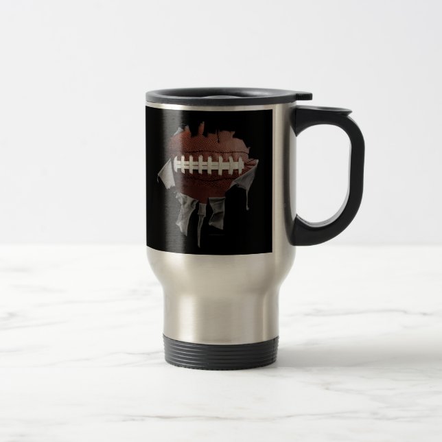 Torn Football Travel/Commuter Mugg (Höger)
