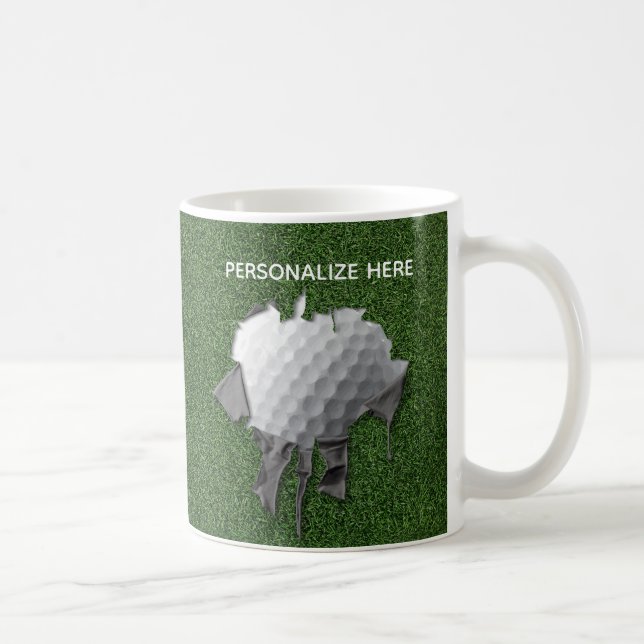 Torn Golf Boll-kaffe Mugg (Höger)