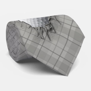 Torn Golf Boll Neck Tie Slips