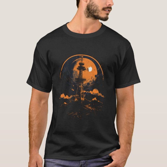 Torn-grafiktest för trafikstyrning i luft t shirt (Framsida)