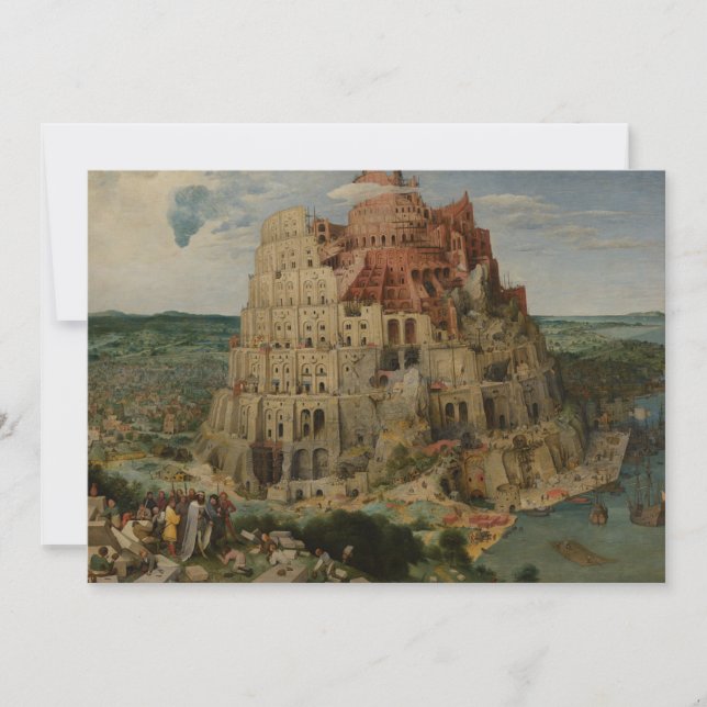 Torn i Babel av Peter Bruegel den äldre (Framsida)