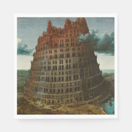 Torn i Babel (av Pieter Bruegel den äldre) Pappersservett