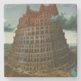 Torn i Babel (av Pieter Bruegel den äldre) Stenunderlägg