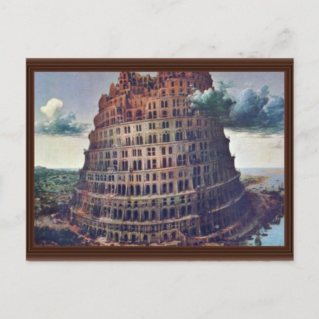 Torn i Babel. från Pieter Bruegel Vykort (Framsida)