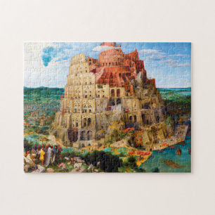 Torn i Babel Pieter Bruegel den äldre delen Pussel