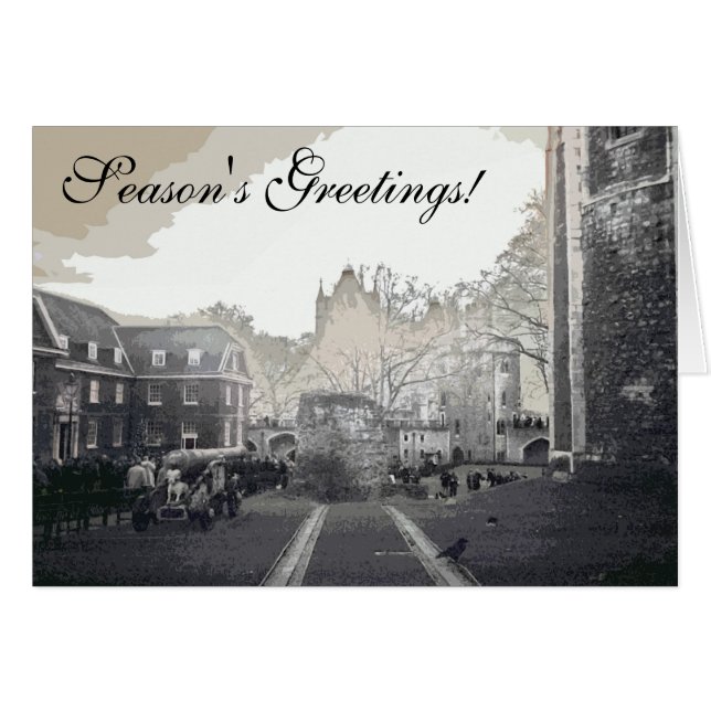 Torn i London av Alexandra Cook alias Linandara Hälsningskort (Framsidan Horizontal)