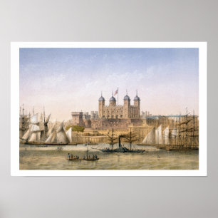 Torn i London, c.1862 (färg litho) Poster