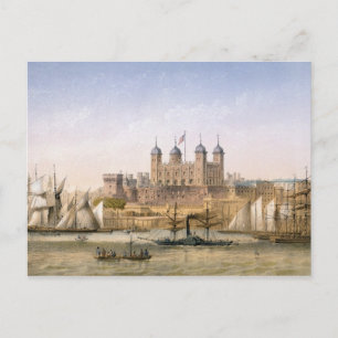 Torn i London, c.1862 (färg litho) Vykort