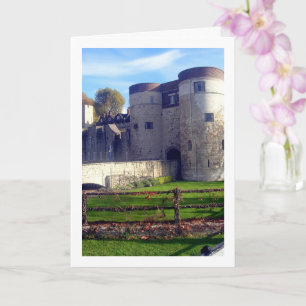 Torn i London Castle, England Kort