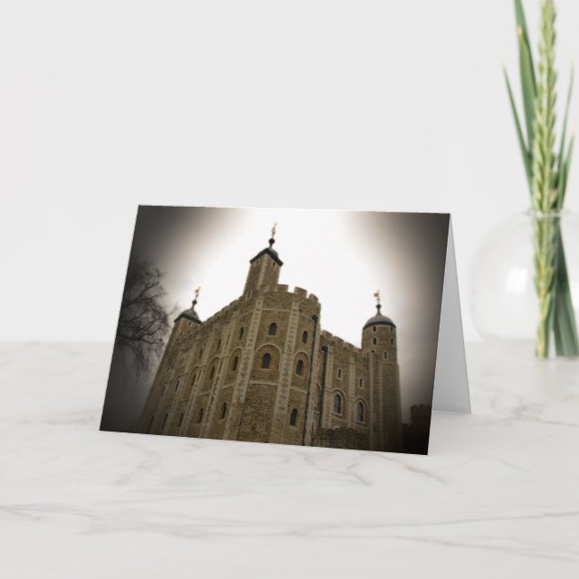 Torn i London - Castle Greeting Card Kort (Framsida)
