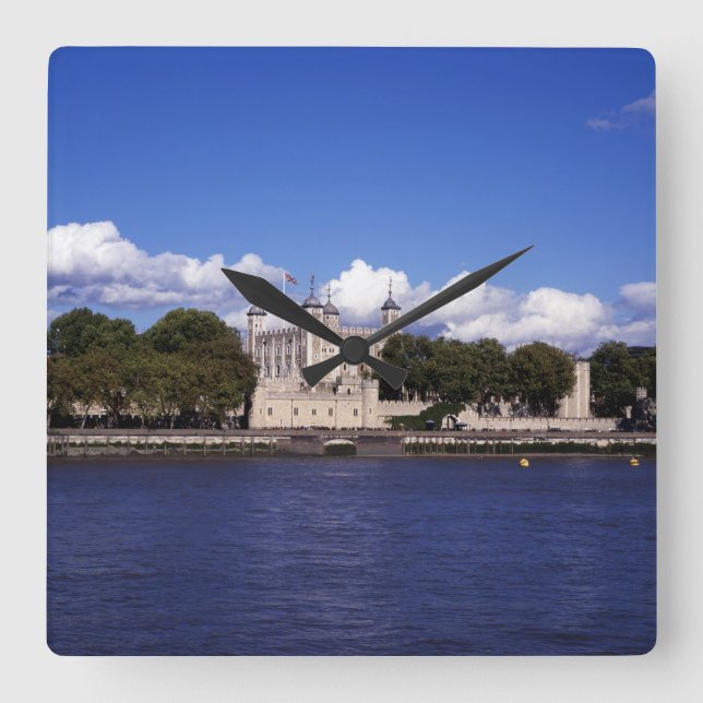 Torn i London Fyrkantig Klocka (Framsida)