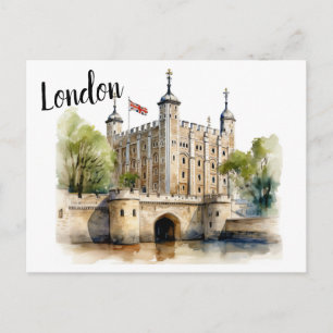 Torn i London: Guardian of British History Vykort