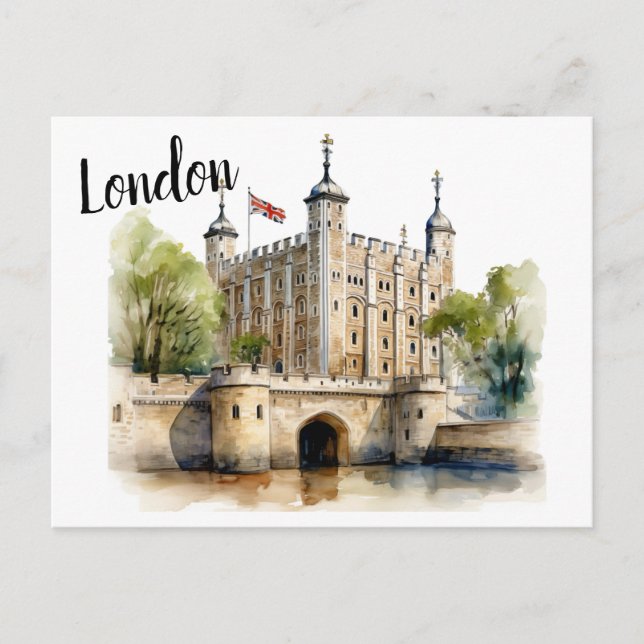 Torn i London: Guardian of British History Vykort (Framsida)