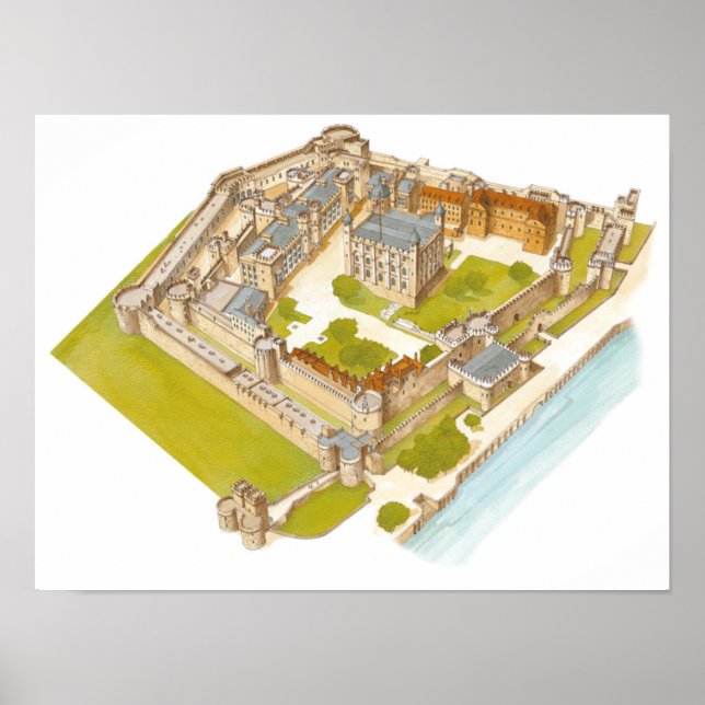 Torn i London. London Poster (Framsidan)