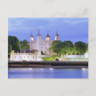 Torn i London och Thames Vykort