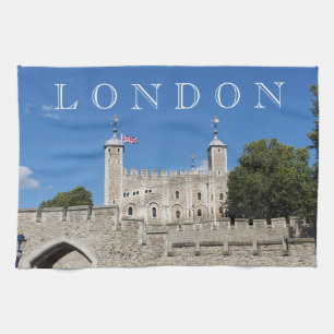 Torn i London visningshandduk Kökshandduk