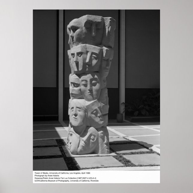 Torn i Mask, UCLA, 1966 Poster (Framsidan)