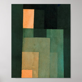 Torn i Orange och Grönt: Paul Klee 1922 Poster