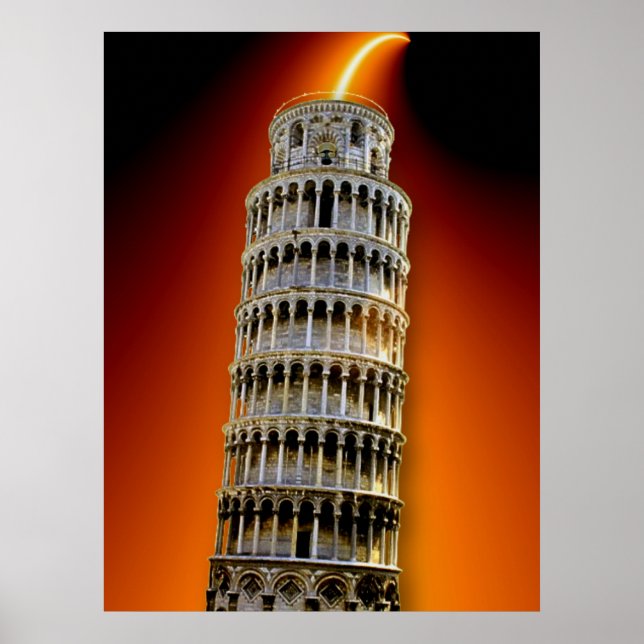 Torn i Pisa Energy Poster (Framsidan)