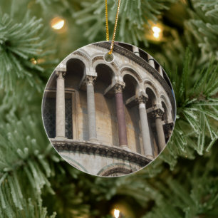 Torn i Pisa, Italien Julgransprydnad Keramik