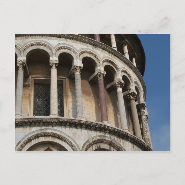 Torn i Pisa, Italien Vykort (Framsida)