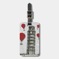 Torn i Pisa och Röda Luftballongerna