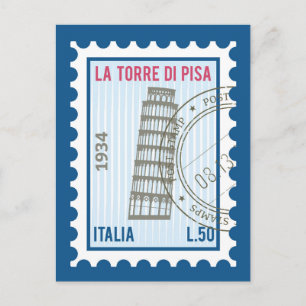 Torn i Pisa Vykort