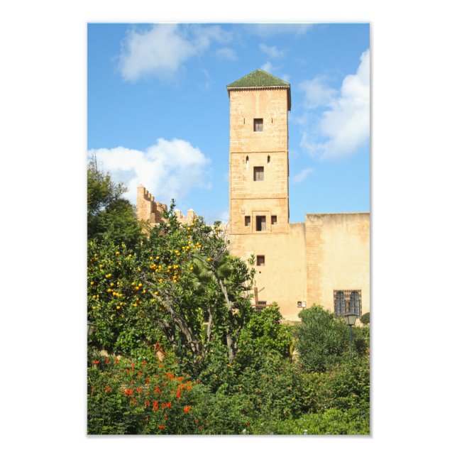 Torn i Rabat, Marocko Fototryck (Framsidan)