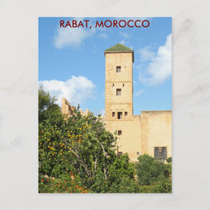 Torn i Rabat, Marocko Vykort