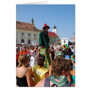Torn i Sibiu Hälsningskort