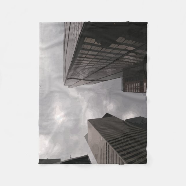 Torn i staden. fleecefilt (Framsidan)